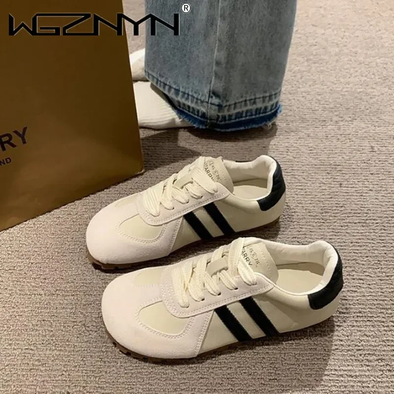 Women Shoes Sneakers - 2024 New Spring And Autumned Thick-soled