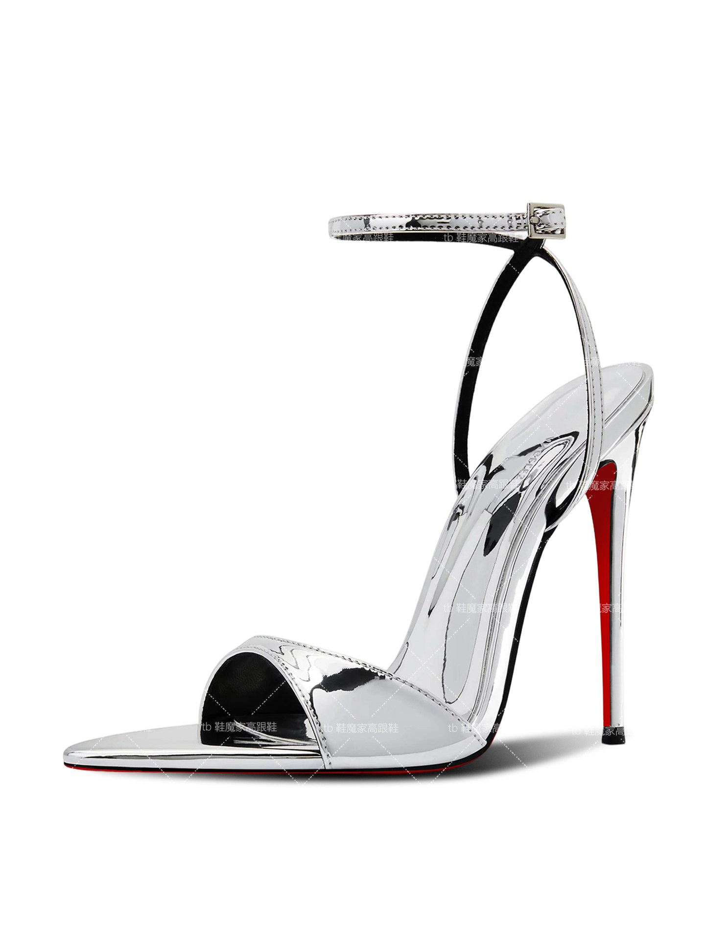 Pointed Toe Flat - New European and American Sexy Silver