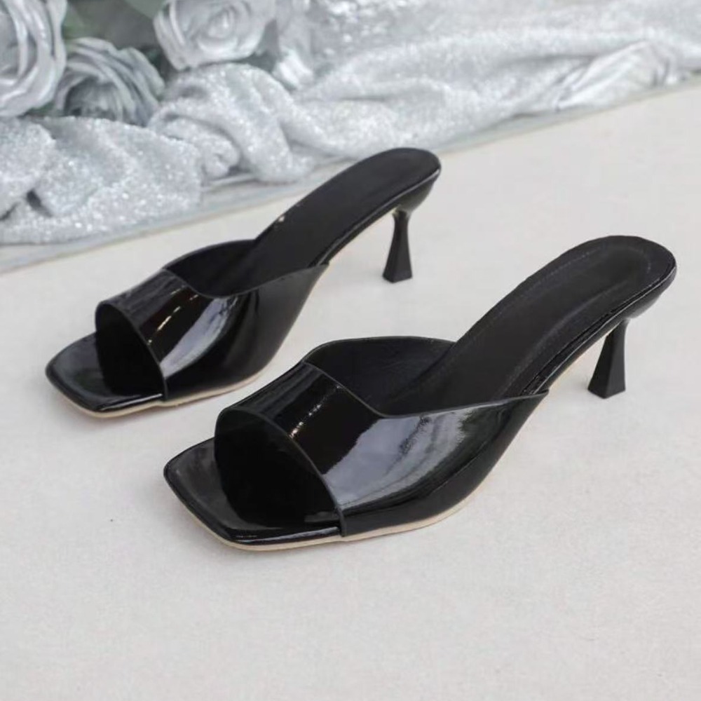 Strappy Heeled Sandals - Fashion Fish Mouth Slippers Summer Comfort