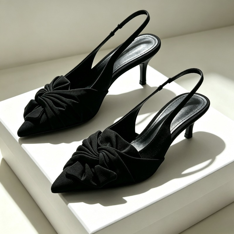 Women Shoes Brand - Elegant Bowknot Pointed Toe Pumps Women