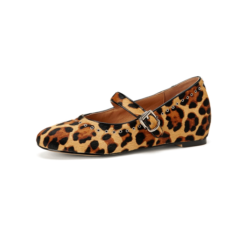 Hot Sale Leopard Horsehair Aut - đánh giá và giá Women Shoes Mk