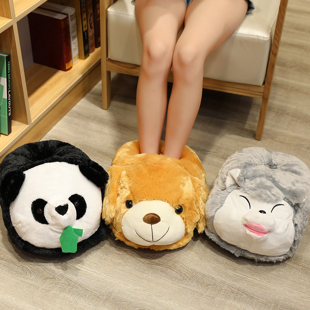 Mùa Đông Hoạt Hình Nhà Lớn Ấm  - đánh giá và giá Women Shoes For Big Feet