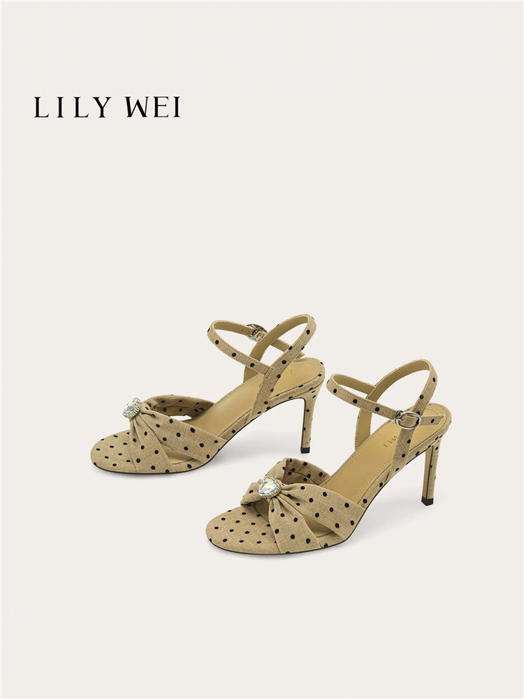 Summer new retro polka dot rhi - đánh giá và giá Women'S Shoes In Size 12