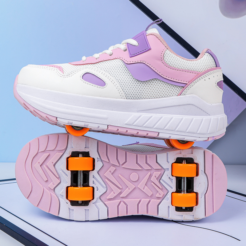 Kids Roller Skates 4 Wheels De - đánh giá và giá Women Shoes Sneakers