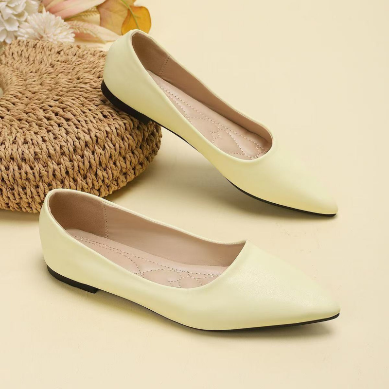 Fashion Summer Solid Color Fla - đánh giá và giá Pointed Toe Flat