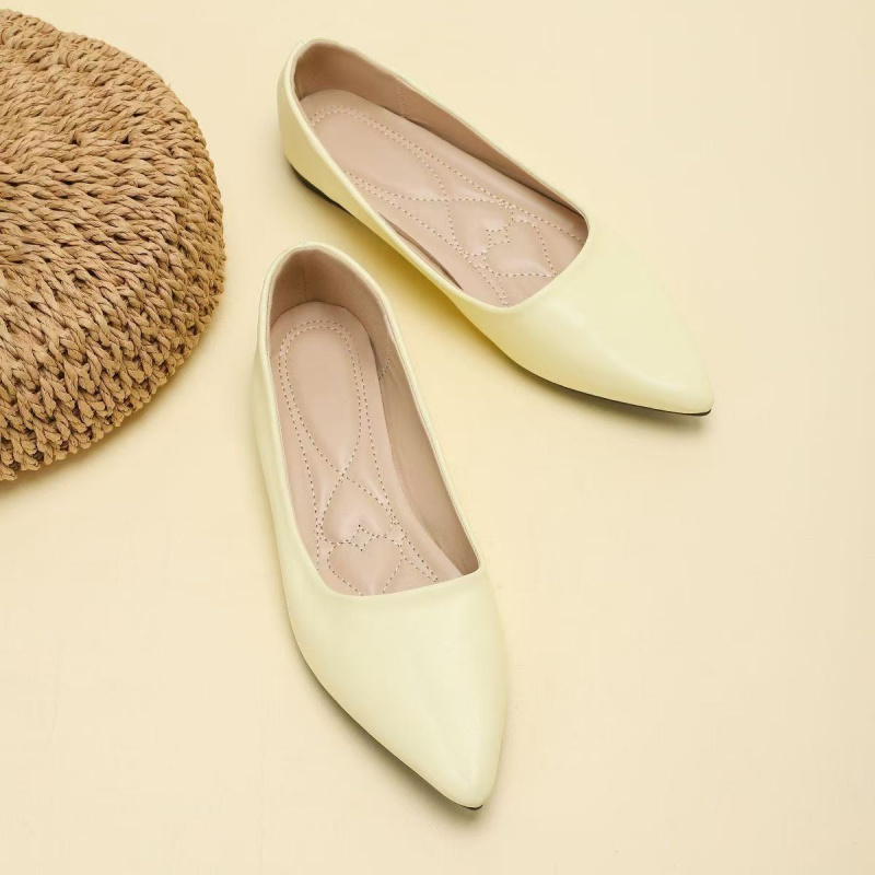Fashion Summer Solid Color Fla - đánh giá và giá Pointed Toe Flat