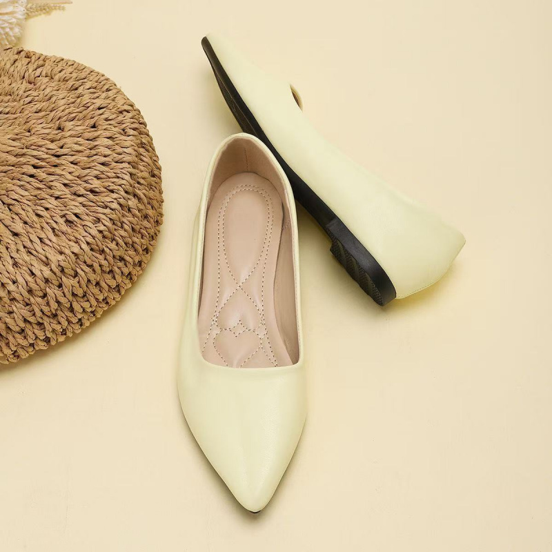 Fashion Summer Solid Color Fla - đánh giá và giá Pointed Toe Flat