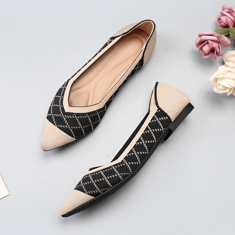 Spring Summer Flat Soft Sole E - đánh giá và giá Pointed Toe Flat