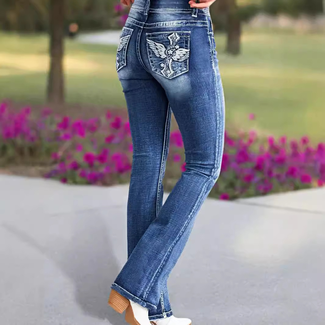 2025 New Women's High Waist Em - đánh giá và giá Women Shoes Jeans