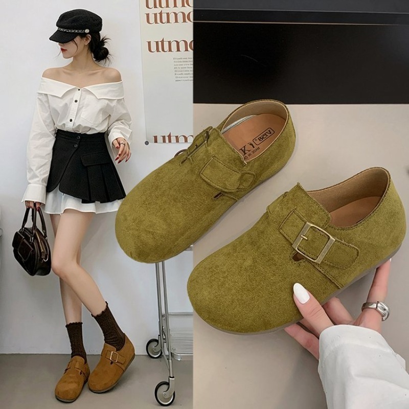 Women Suede Closed Back Birken - đánh giá và giá Pointed Toe Flat